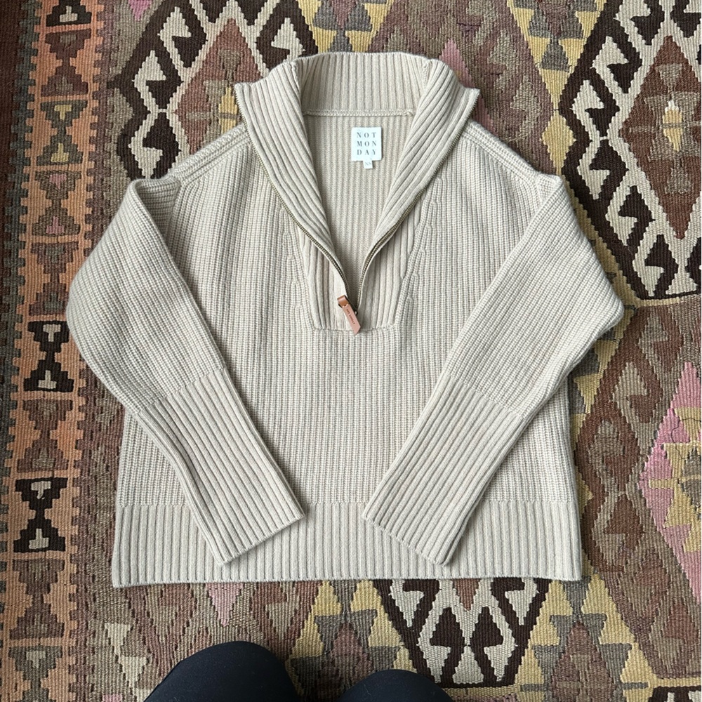 Cozy Cream Cowl Neck Sweater